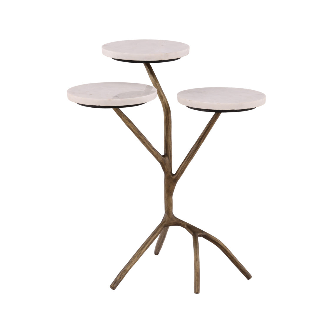 Furniture Classics Garcia Marble Top Sculptural Drink Table