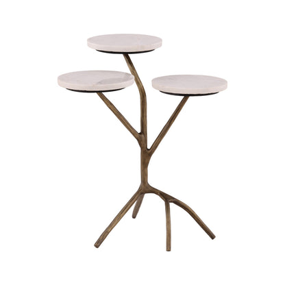 Furniture Classics Garcia Marble Top Sculptural Drink Table