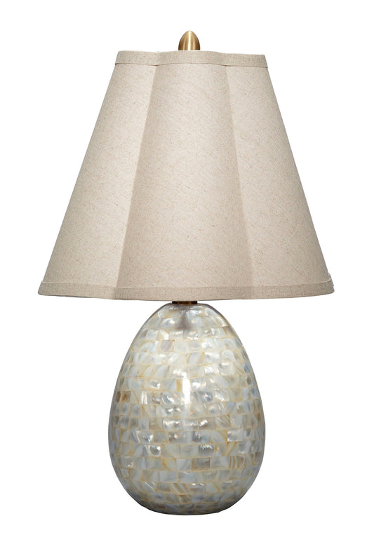 Capsule Mother Of Pearl Table Lamp By Jamie Young