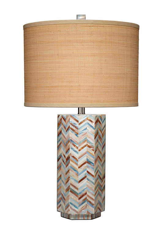 Lucille Mother Of Pearl Table Lamp By Jamie Young