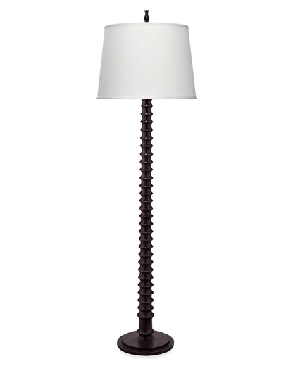 Jamie Young Revolution Wood Floor Lamp Black