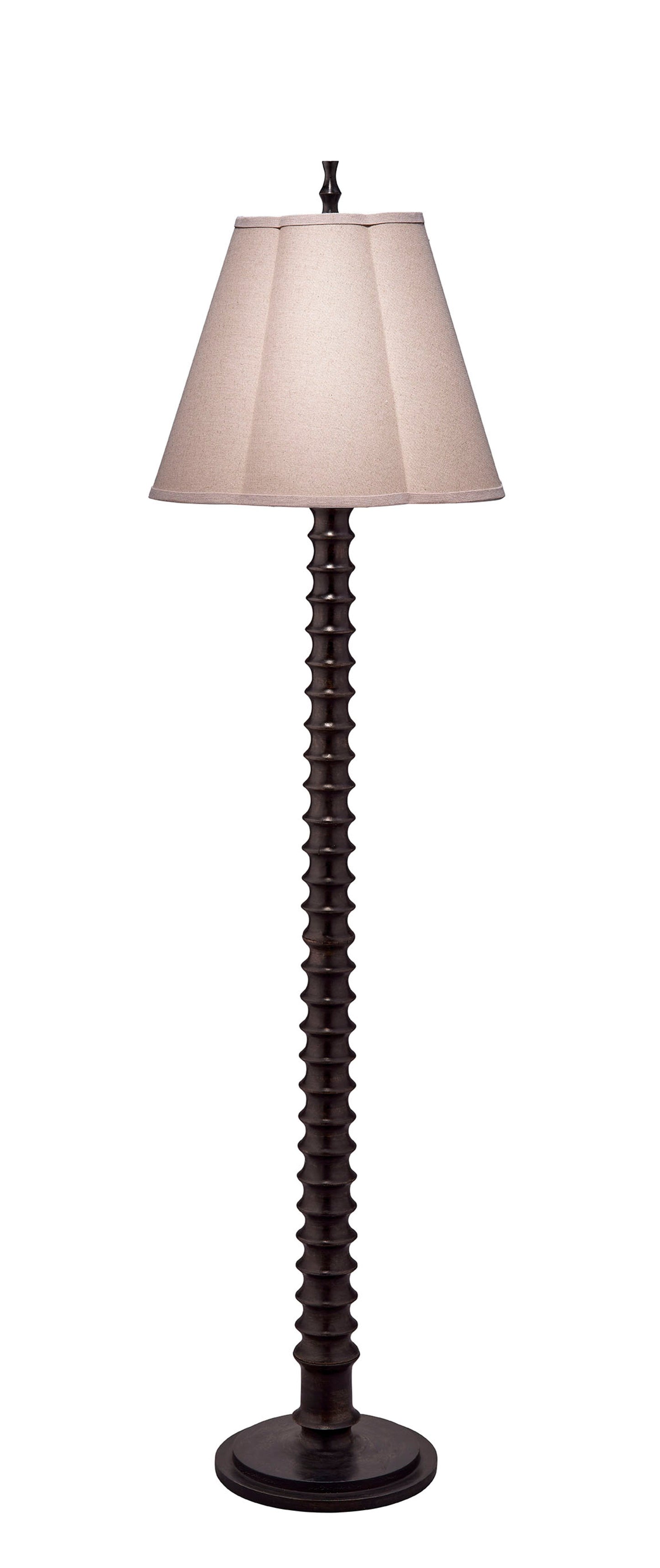 Revolution Wood Floor Lamp Black Elegant Design