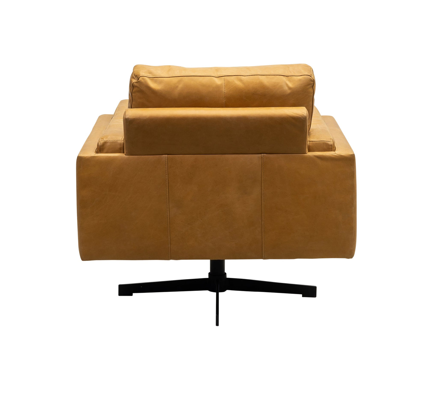 Spencer Leather Modern Swivel Chair