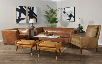 Gloria Modern Style Leather Sofa