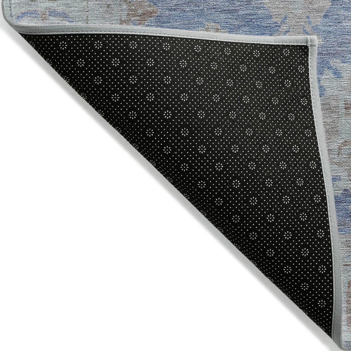 Jaelora Blue Washable Indoor-Outdoor Rug