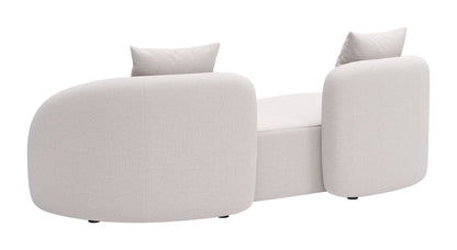 Sunny Isles Beige Loveseat