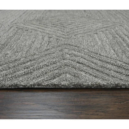 Cito Geometric Gray Large Area Rugs For Living Room - LOOMLAN - LOOMLAN - Area Rugs