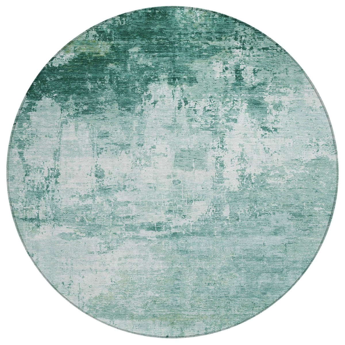 Kaelira Teal Washable Indoor-Outdoor Rug