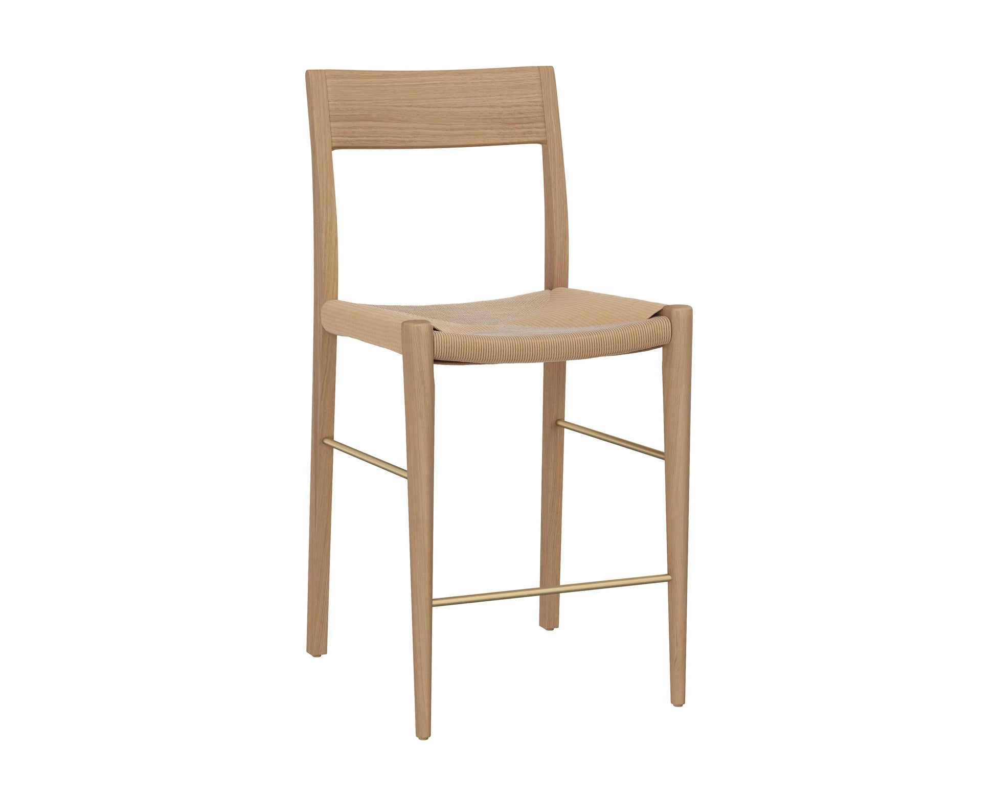 SUNPAN Bondi Rope Wooden Counter Stool