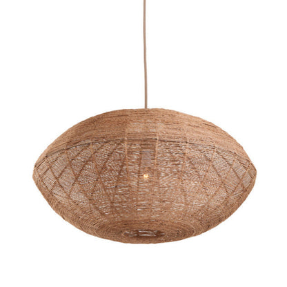 Teague Handcrafted Woven Raffia Pendant