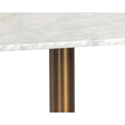 Enco Marble Top Square Bistro Table -- view 4