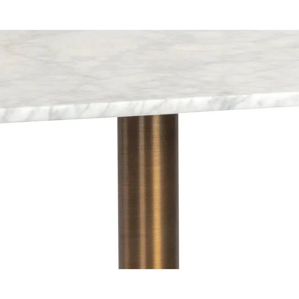 Enco Marble Top Square Bistro Table -- view 8
