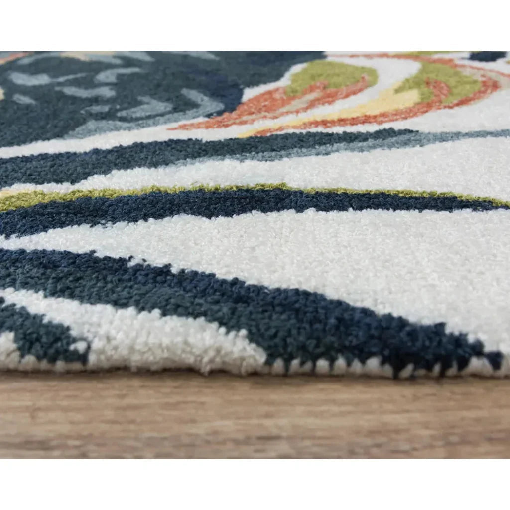 Coat Floral Beige Area Rugs For Living Room - LOOMLAN - LOOMLAN - Area Rugs