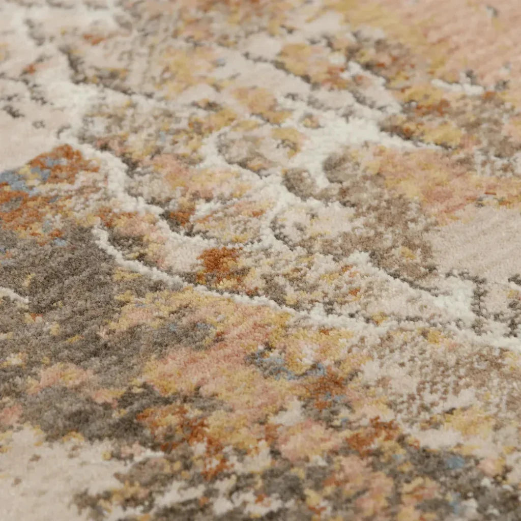 Cait Abstract Beige/ Multi Large Area Rugs - LOOMLAN - LOOMLAN - Area Rugs