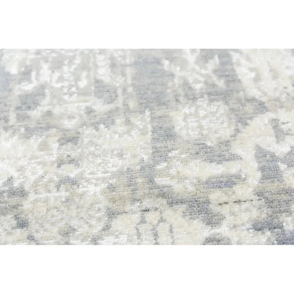 Coit Damask Gray Large Area Rugs For Living Room - LOOMLAN - LOOMLAN - Area Rugs