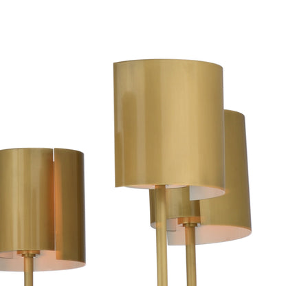 Castle Yard Metal Golden Chandelier