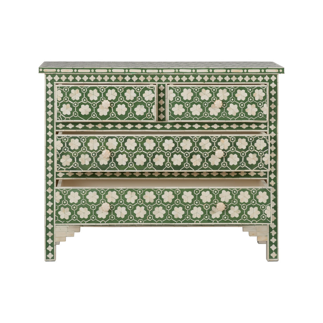 Chelsea House Clark Four Drawers Green Chest