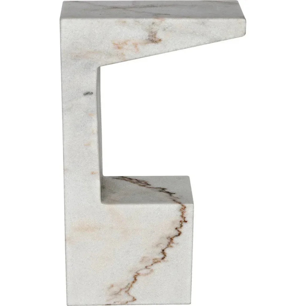 Aero Marble Accent Side Table -- view 7