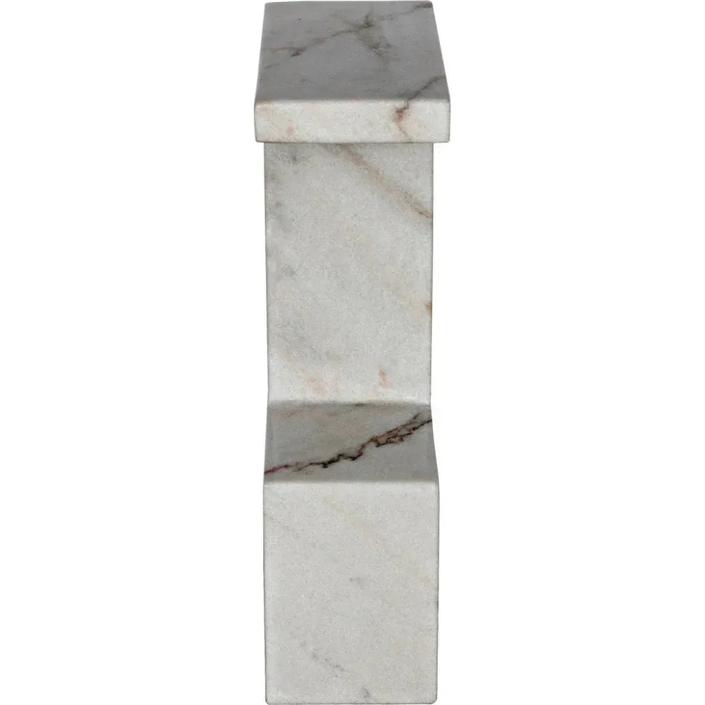 Aero Marble Accent Side Table -- view 4