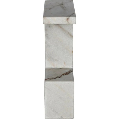 Aero Marble Accent Side Table -- view 4