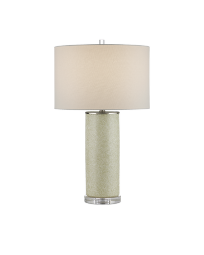 Verdure Cylinder Green Table Lamp