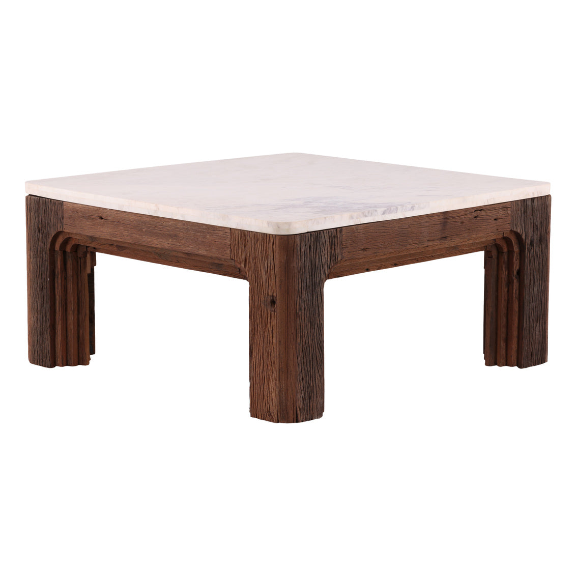 Furniture Classics Williams White Marble Top Coffee Table