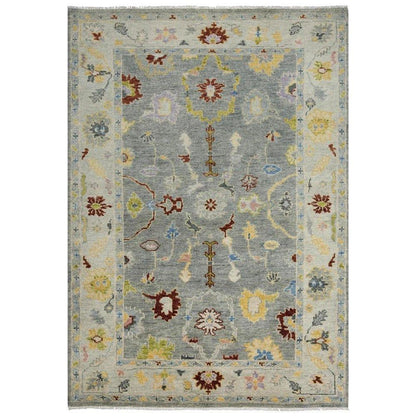 Colm Floral Gray Large Area Rugs For Living Room