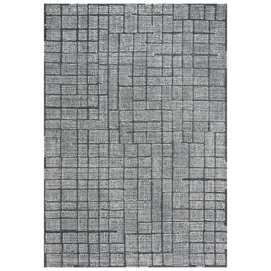 Chip Solid Charcoal Area Rugs For Living Room