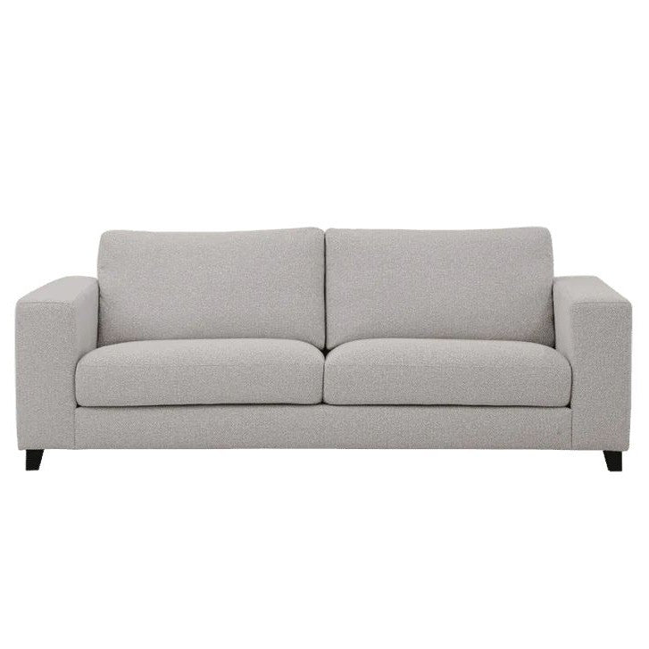 LOOMLAN Custom Upholstery Larvik Minimalist Rounded Edge Fabric Loveseat