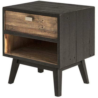 20 Inch Nightstand Black Rustic Nightstands LOOMLAN By Moe's Home