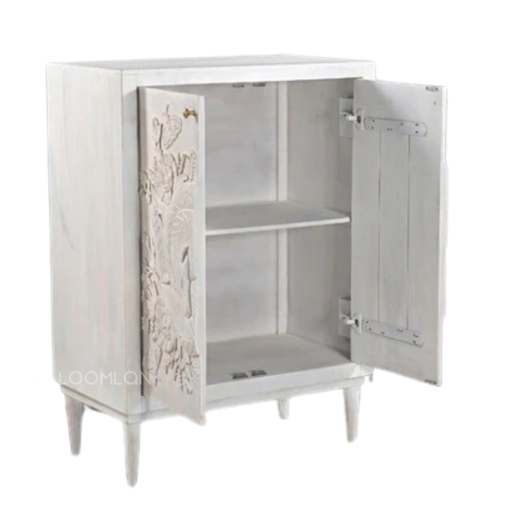Nayven Sleeping Fox Design Tall Cabinet