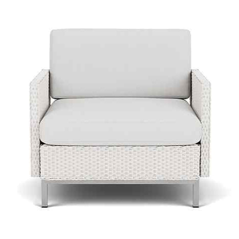 Elements Outdoor Lounge Chair with Loom Arms and Back-Outdoor Lounge Chairs-Lloyd Flanders-Sideboads And Things