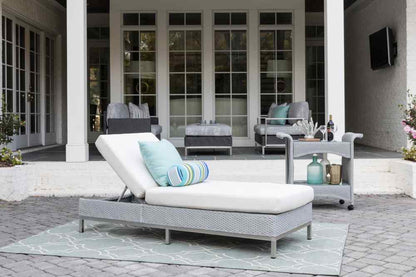 Elements Loom Wicker Outdoor Chaise-Outdoor Chaises-Lloyd Flanders-Sideboads And Things