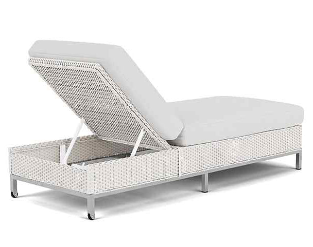 Elements Loom Wicker Outdoor Chaise-Outdoor Chaises-Lloyd Flanders-Sideboads And Things