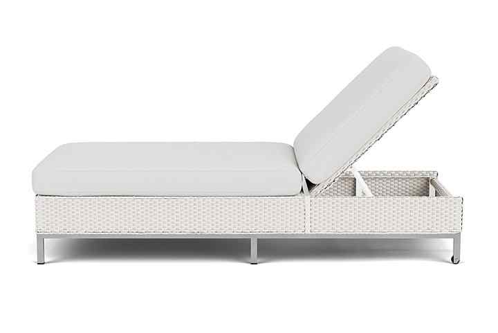 Elements Loom Wicker Outdoor Chaise-Outdoor Chaises-Lloyd Flanders-Sideboads And Things