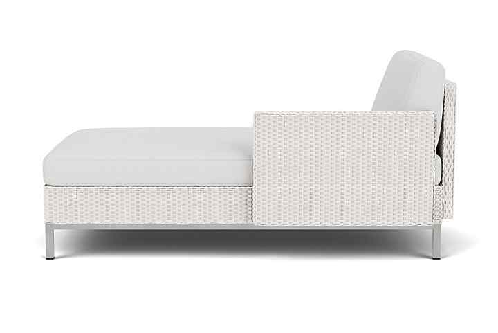 Elements Outdoor Chaise with Loom Arm and Back-Outdoor Chaises-Lloyd Flanders-Sideboads And Things