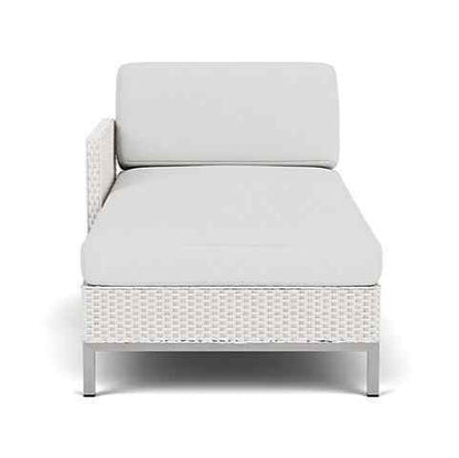 Elements Outdoor Chaise with Loom Arm and Back-Outdoor Chaises-Lloyd Flanders-Sideboads And Things