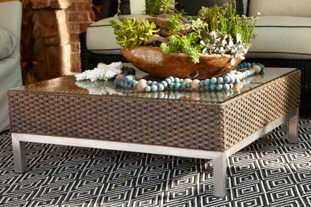 Elements Square Outdoor End Table