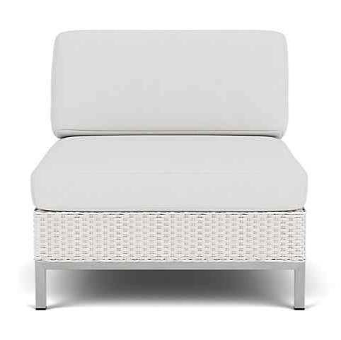 Elements Armless Outdoor Lounge Chair with Loom Back-Outdoor Lounge Chairs-Lloyd Flanders-Sideboads And Things