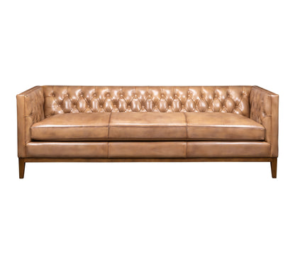 Clara Elegant Style Leather Sofa