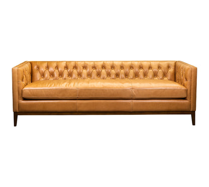 Clara Elegant Style Leather Sofa