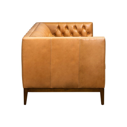 Clara Elegant Style Leather Sofa