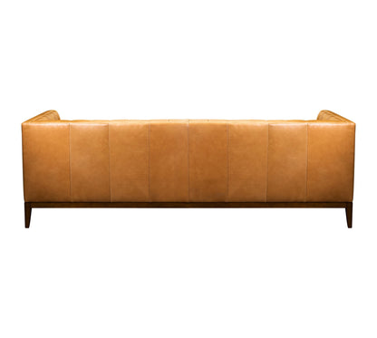 Clara Elegant Style Leather Sofa