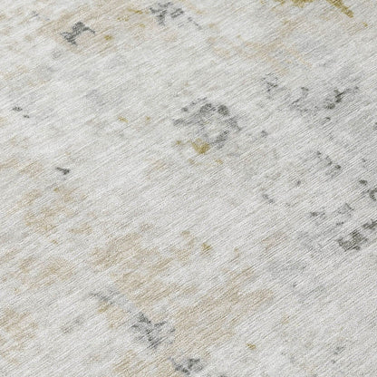 Jaelaris Ivory Washable Indoor-Outdoor Rug