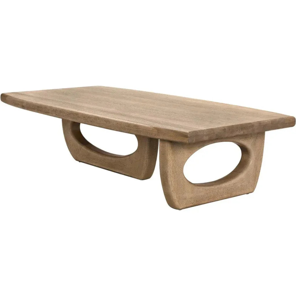 Douglas Rectangular Wood Coffee Table -- view 10