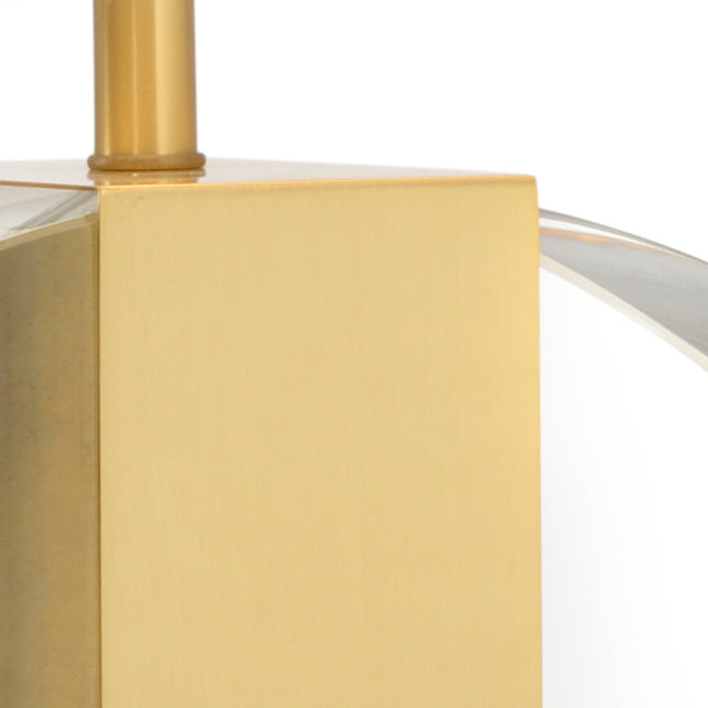 Wildwood Chess Court Crystal Golden Table Lamp
