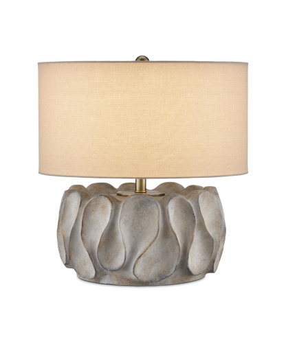 Weststrand Composite and Metal Grey Table Lamp