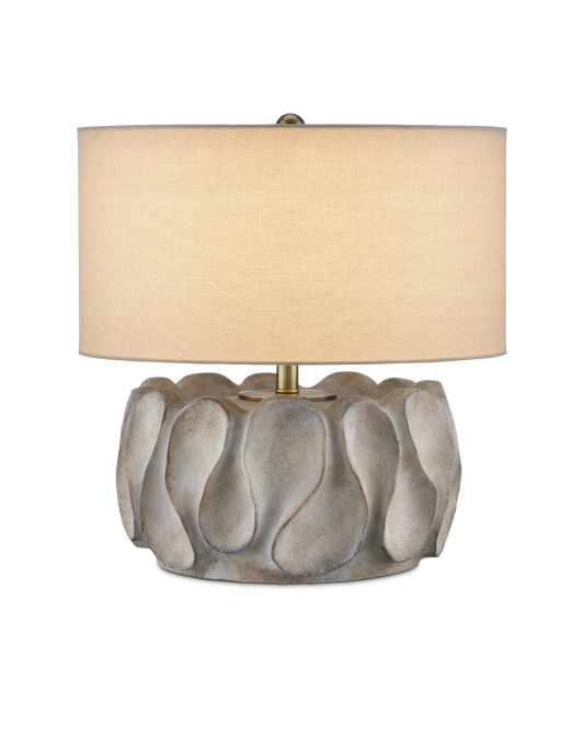 Weststrand Composite and Metal Grey Table Lamp