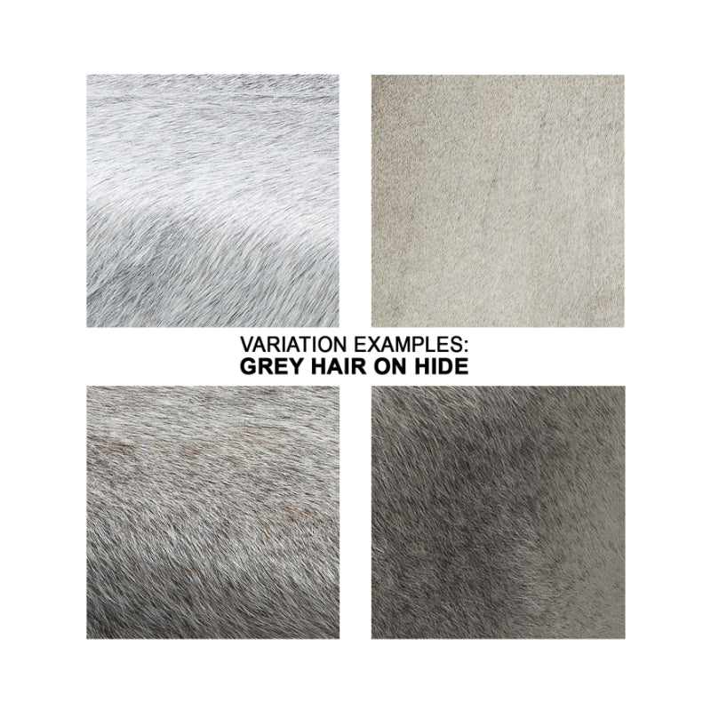 Easton Hide Ottoman Grey Elegant And Comfortable Furniture