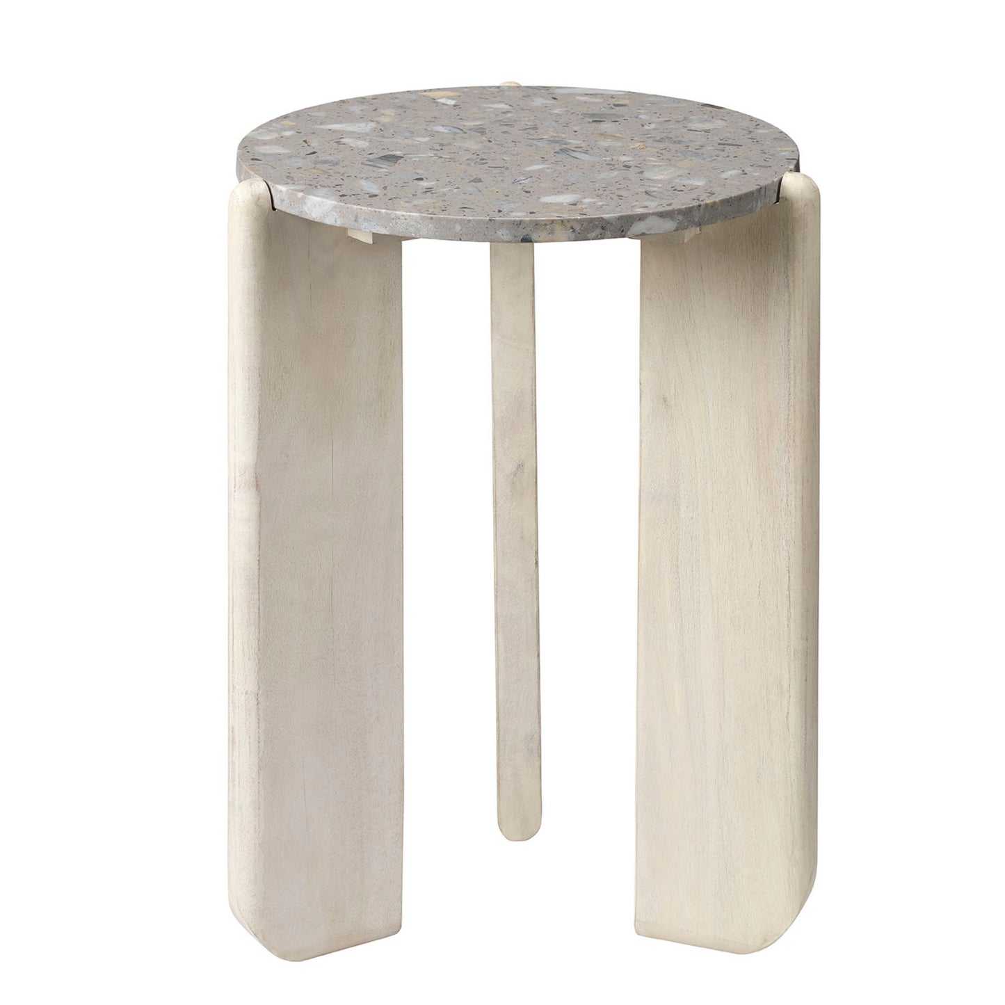 Quarry Wooden Round Side Table